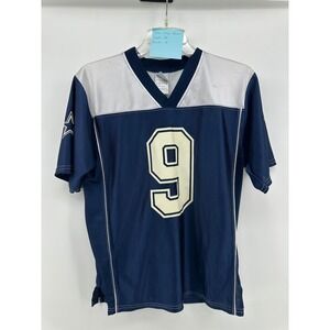 Dallas Cowboys Tony Romo 9 Jersey‎ Womens Large Navy Blue Silver NFL Football